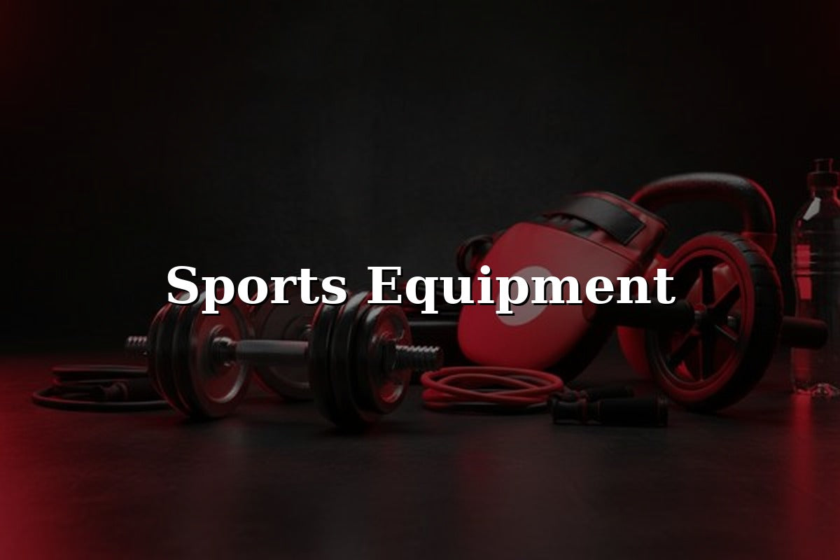 budget home gym equipment for beginners on a dark background with weights and fitness tools.