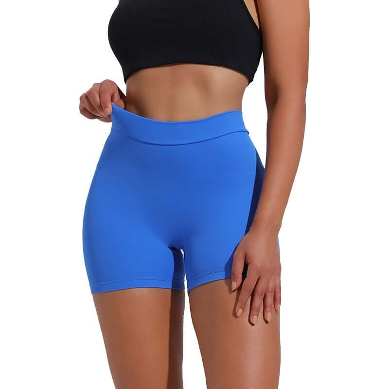 Women's Nylon Tight Training Shorts Running and Fitness
