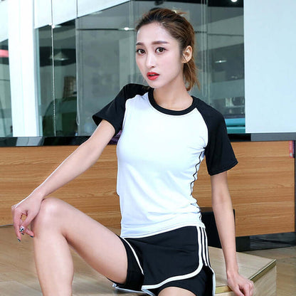 Women's Slim Fit Quick Dry Gym Top - Blaze Athletic