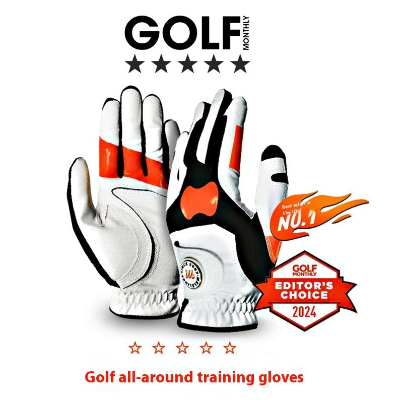 Golf Positioning Correction Grip Unisex Gloves on display for optimal hand positioning in golf.