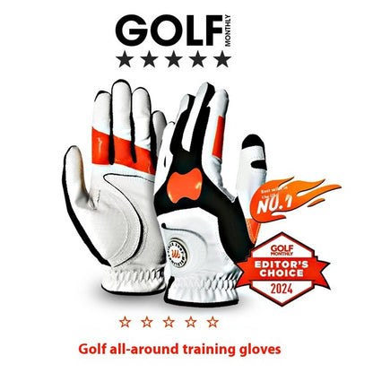 Golf Positioning Correction Grip Unisex Gloves on display for optimal hand positioning in golf.
