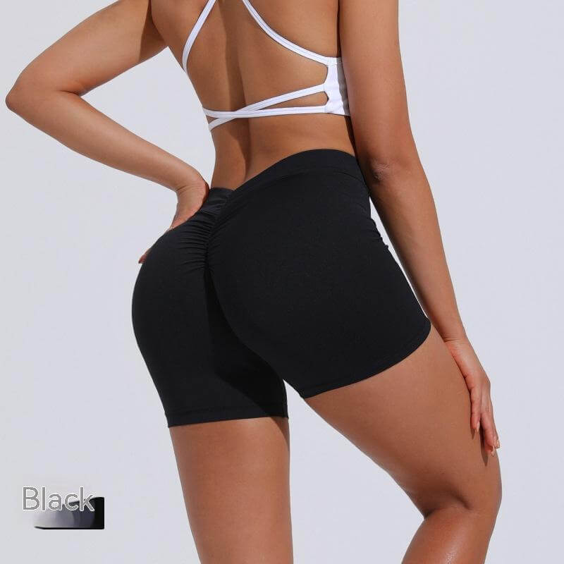 Women's Nylon Tight Training Shorts Running and Fitness