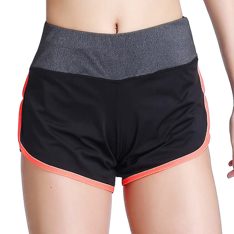 Women's Fake Two-Piece Fitness Shorts - Blaze Athletic
