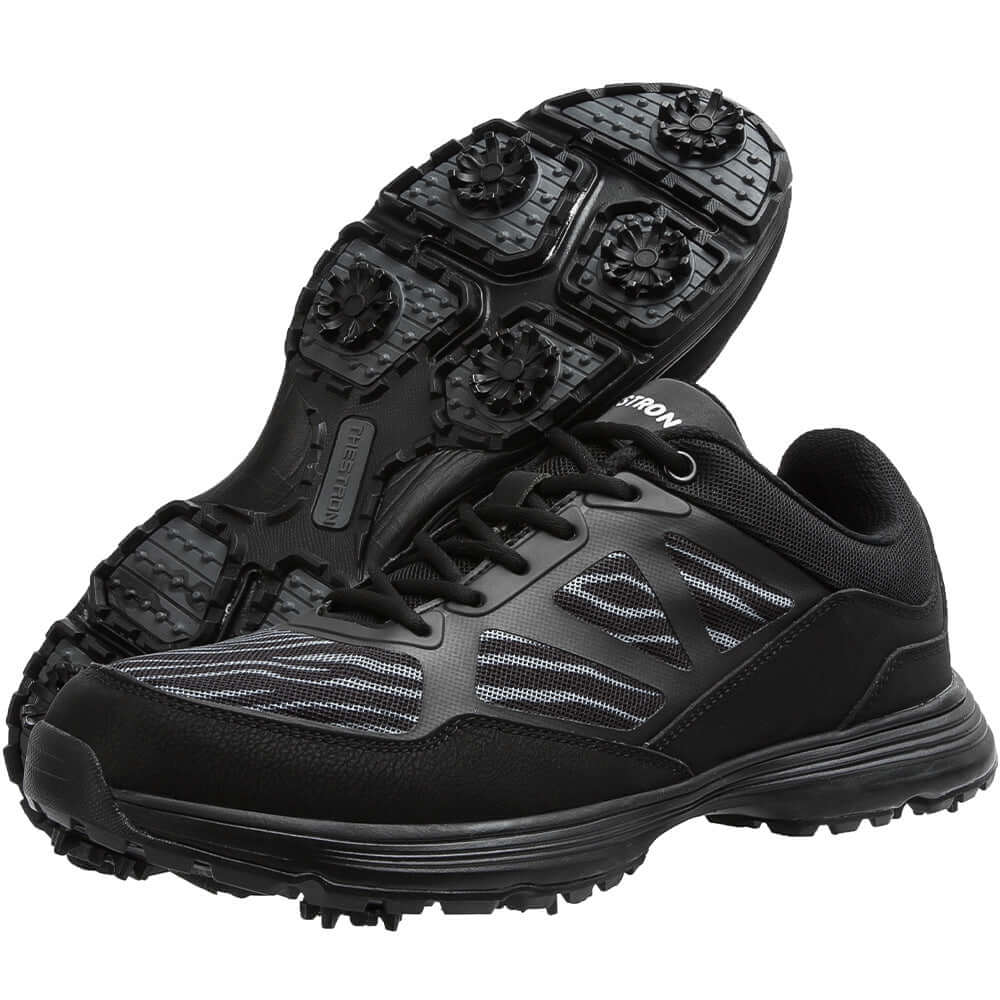 Men's Waterproof Spiked Golf Shoes - Blaze Athletic 
