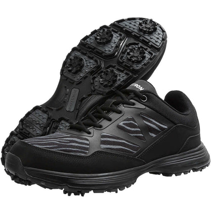 Men's Waterproof Spiked Golf Shoes - Blaze Athletic 