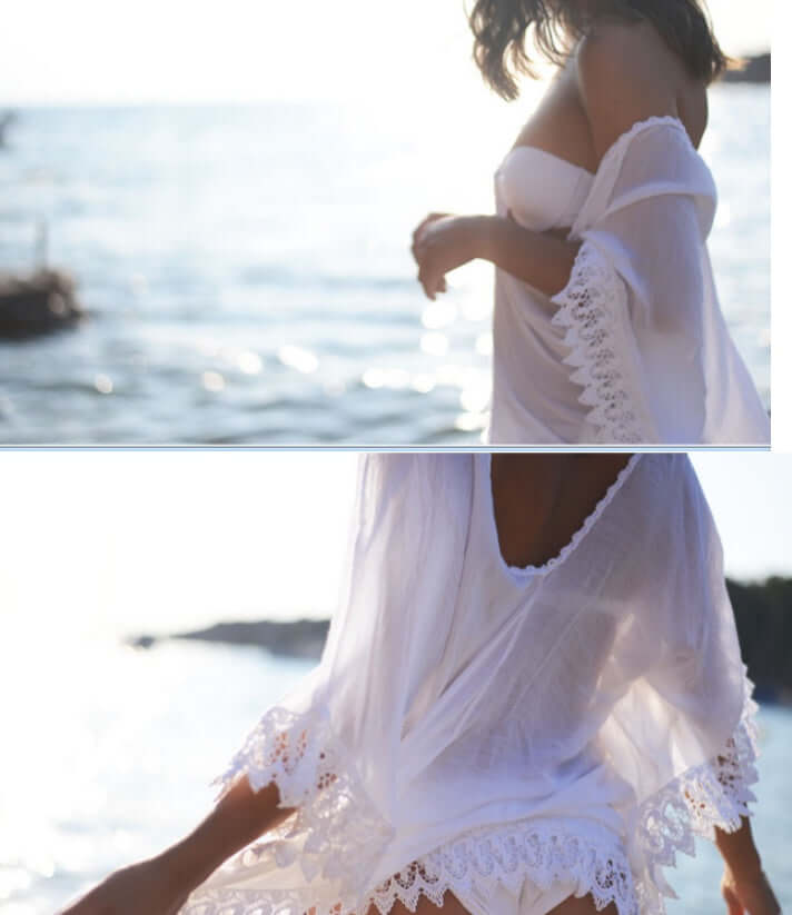 Women's Tasselled Beach Cover-Up Boho Summer Kaftan