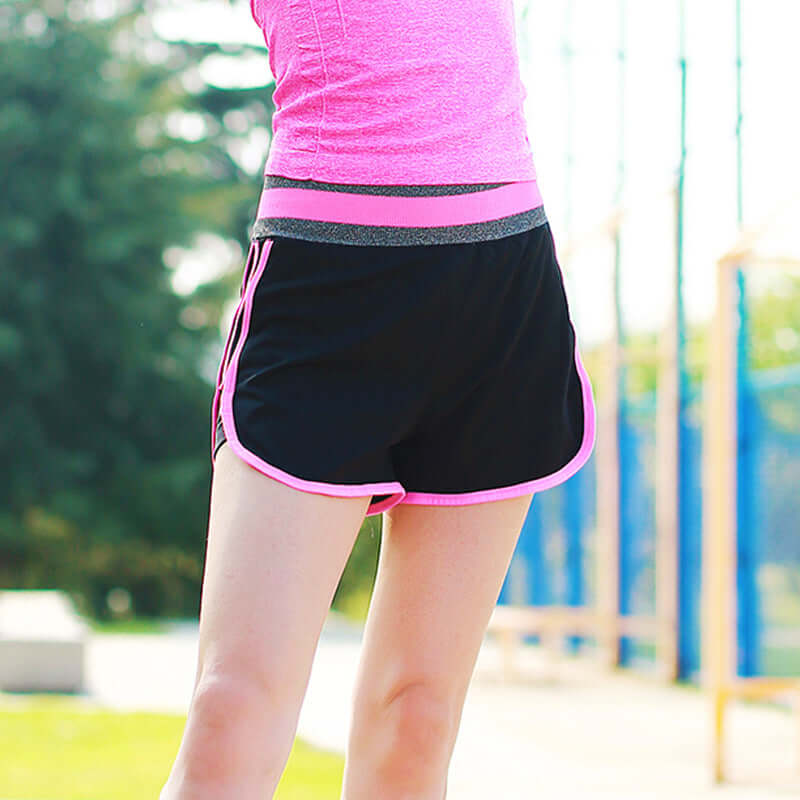 Women's Yoga Sports Shorts - Blaze Athletic High-Stretch