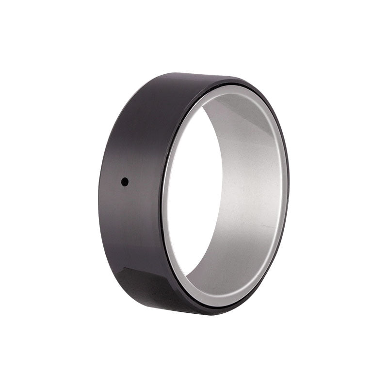 Smart Health Ring Bluetooth Black in sleek metal design with precision-fit technology and Bluetooth connectivity.
