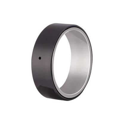 Smart Health Ring Bluetooth Black in sleek metal design with precision-fit technology and Bluetooth connectivity.