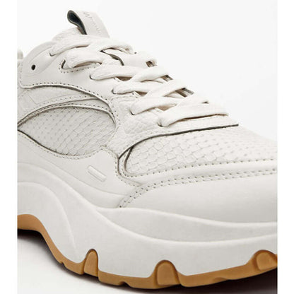 Women's First Layer Cowhide Casual Sneakers Thick Sole
