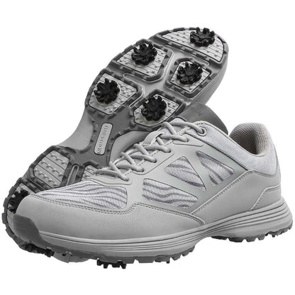 Men's Waterproof Spiked Golf Shoes - Blaze Athletic 