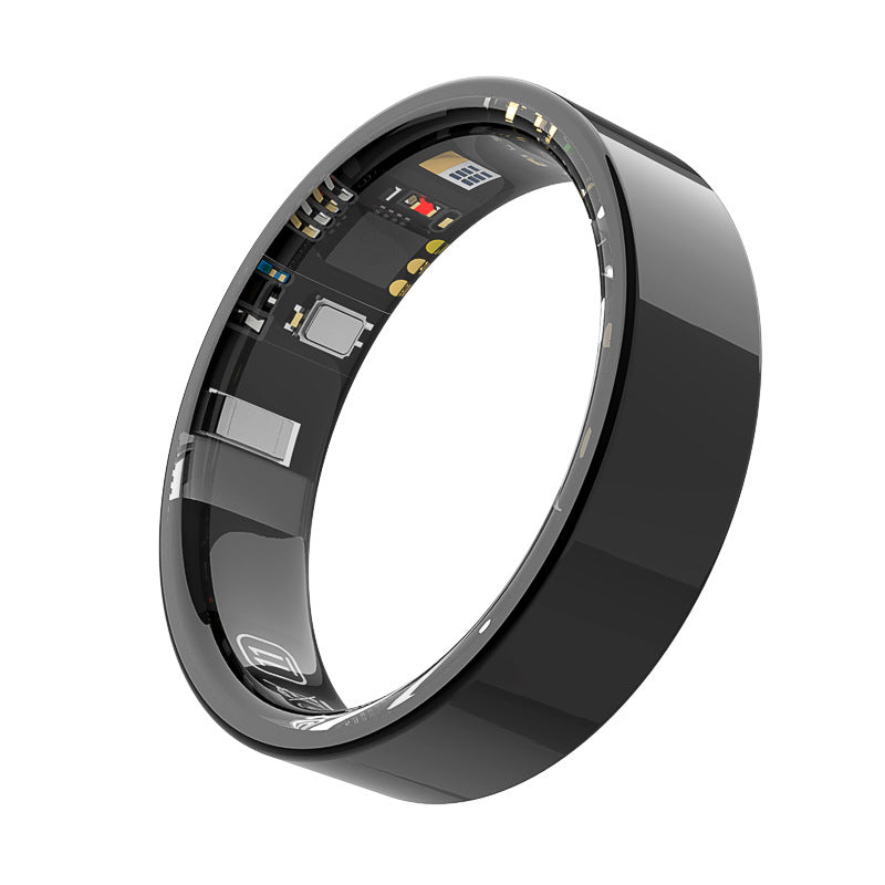 Multi-functional Waterproof Smart Ring showcasing sleek design and advanced health monitoring technology.