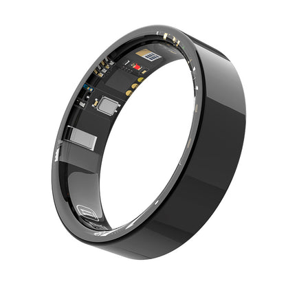 Multi-functional Waterproof Smart Ring showcasing sleek design and advanced health monitoring technology.