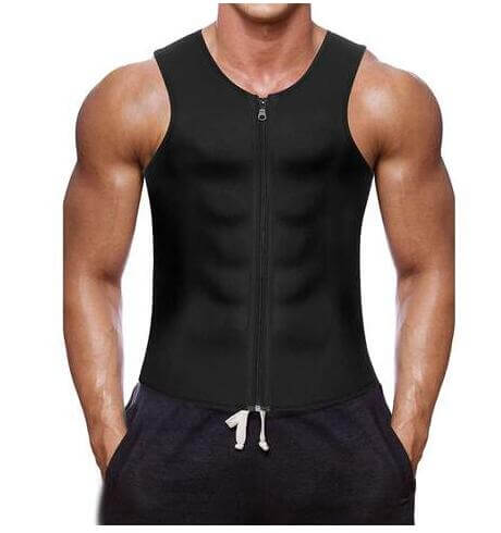 Men's Zipper Neoprene Sauna Vest Sweat - Blaze Athletic