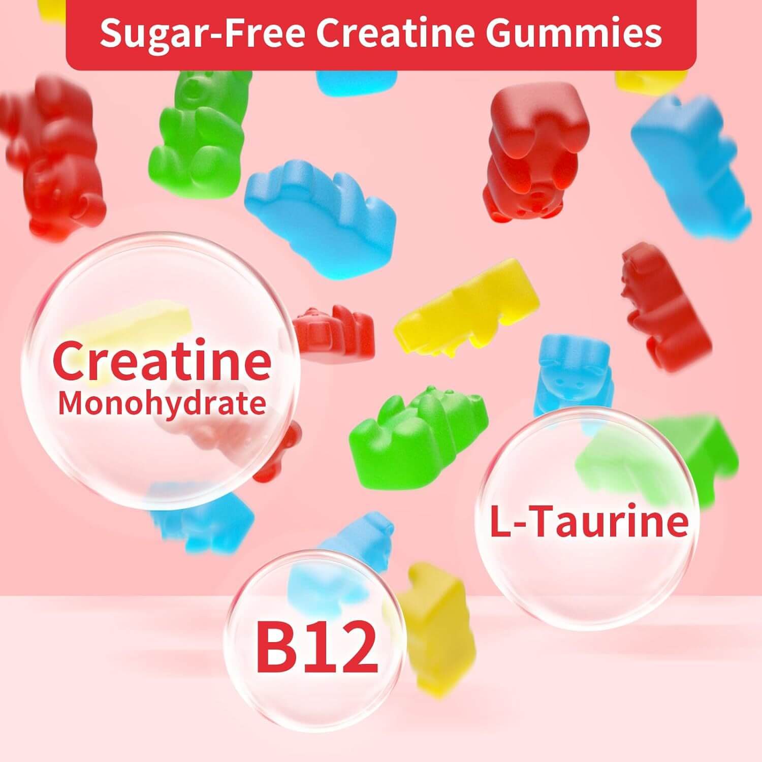Creatine Monohydrate Gummies for Workout Energy
