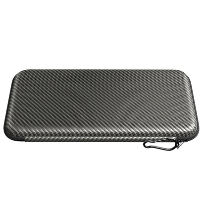 Double Glove Bag with two brackets for marking storage, featuring a sleek carbon fiber design.