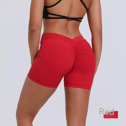 Women's Nylon Tight Training Shorts Running and Fitness