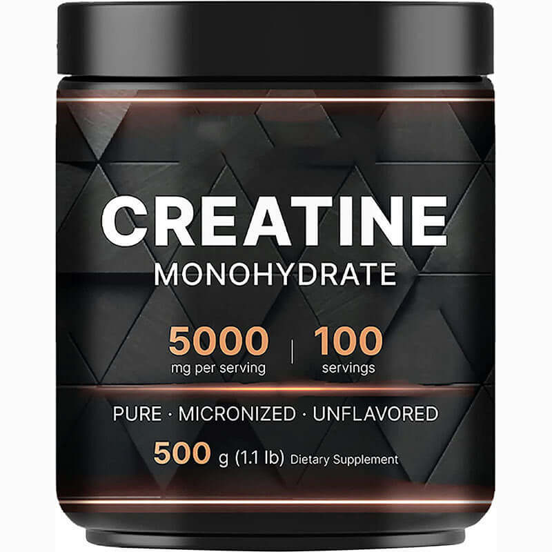 Creatine Monohydrate Powder Exercise Performance Supplement
