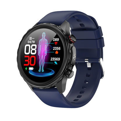 Bluetooth Smart Watch Health Detection with heart rate monitoring and health tracking features displayed on the screen.