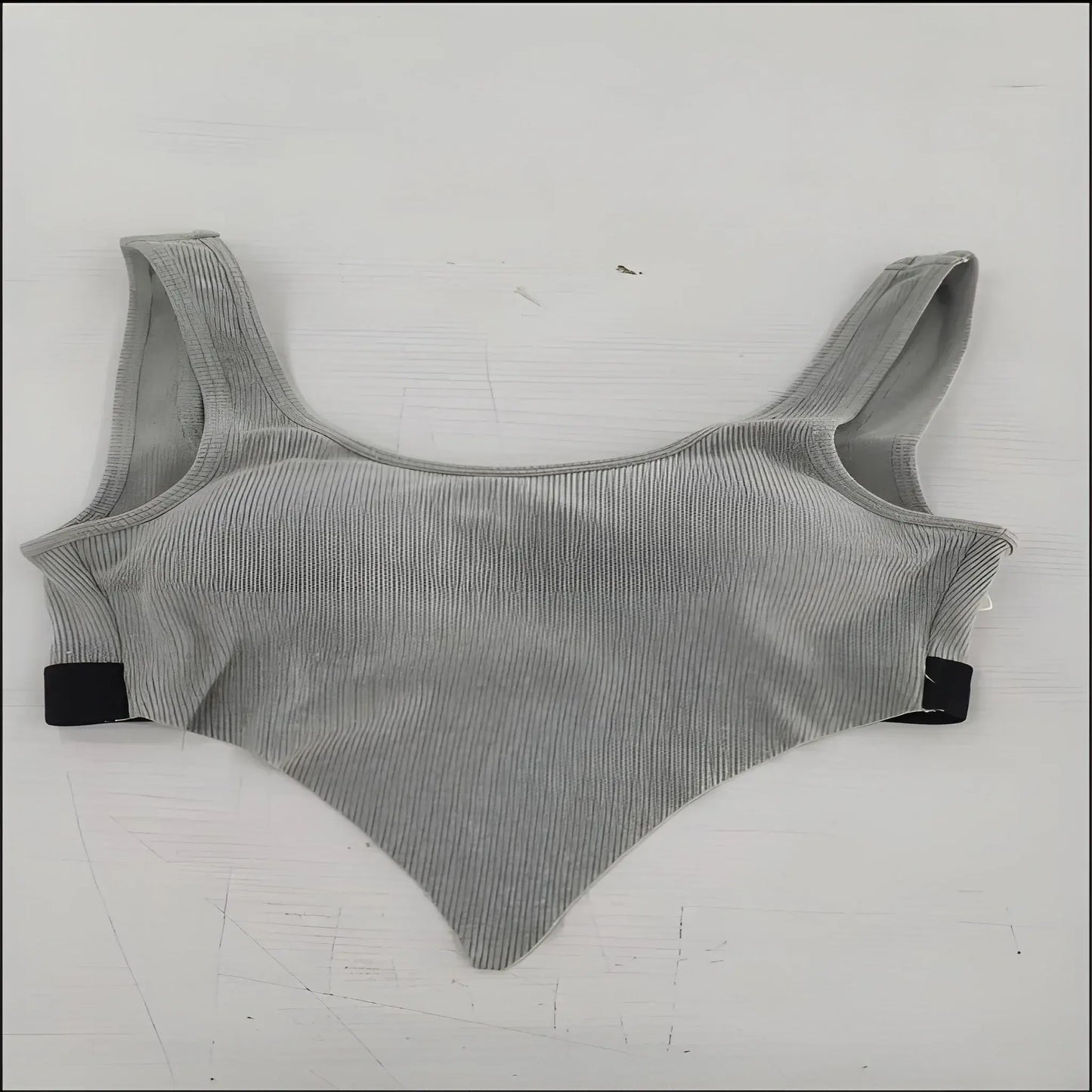 Women's Solid Colour Sports Bra Polyester Fitness Bra