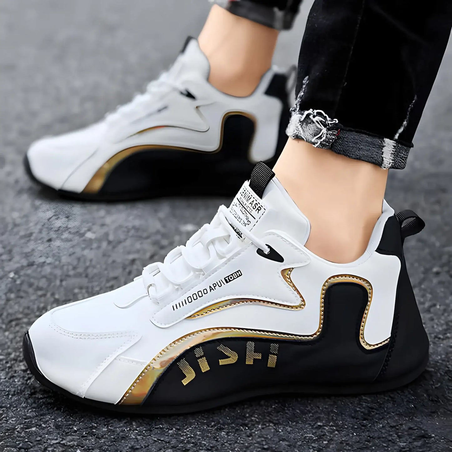 Men's Colourblock Low-Top Sneakers - Blaze Athletic