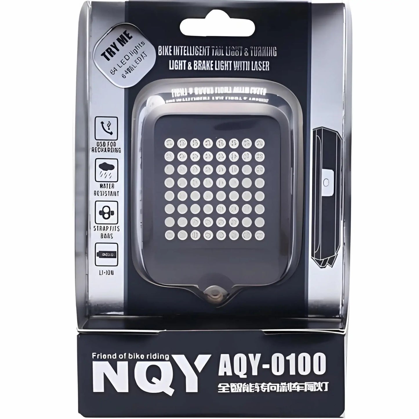 Intelligent Bicycle Tail Light Turn Signal Brake Light LED