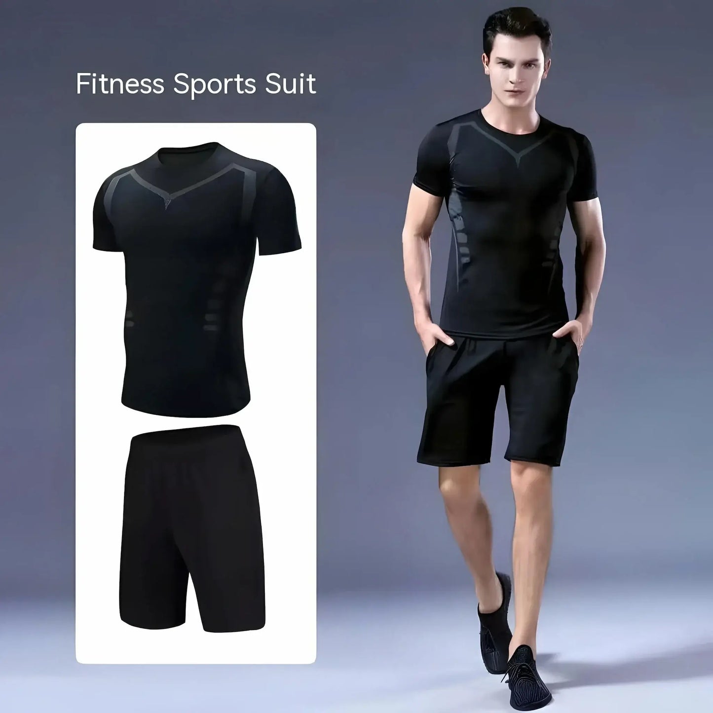 Men's Quick-Dry Running and Gym Sportswear - Blaze Athletic