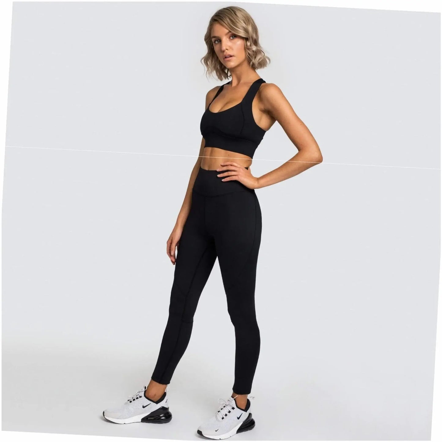 Women's Pure Colour Yoga Wear Sports Suit Sleeveless