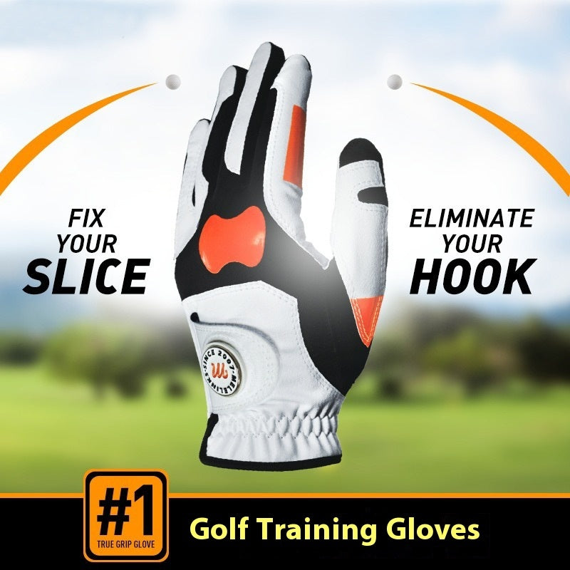 Golf Positioning Correction Grip Unisex Gloves for fixing slice and eliminating hook in your golf game.