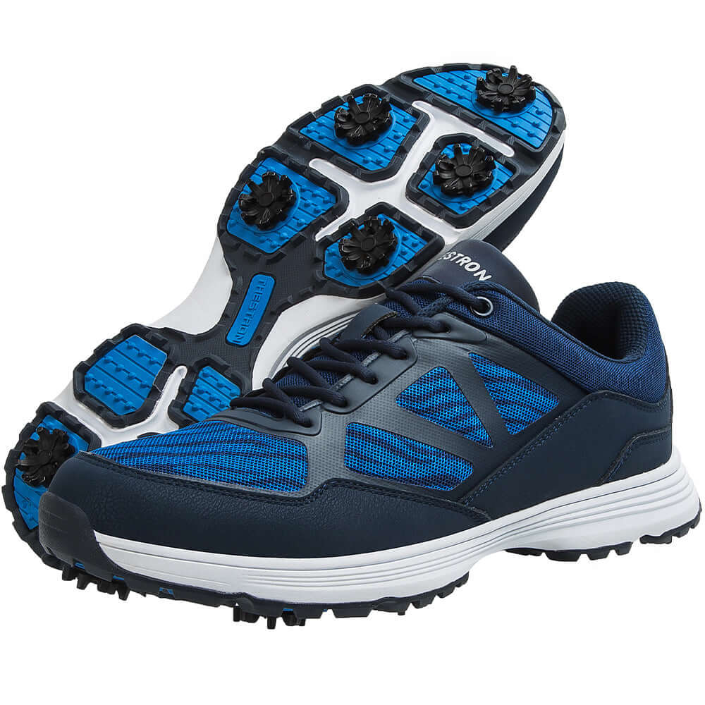 Men's Waterproof Spiked Golf Shoes - Blaze Athletic 