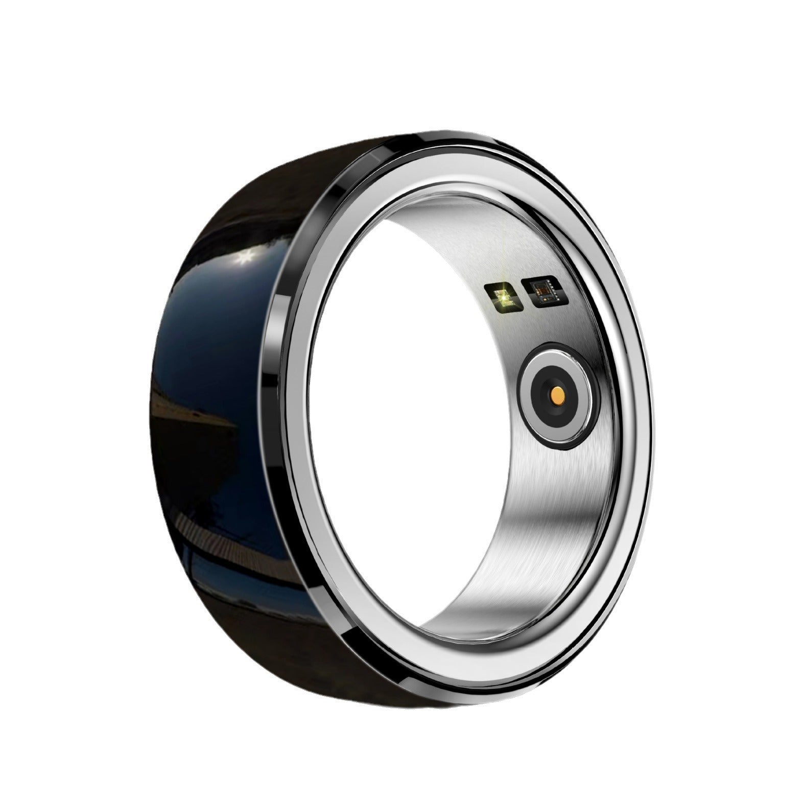 Smart Ring Sports Health Heart Rate Blood Oxygen showcasing sleek design and health tracking features.
