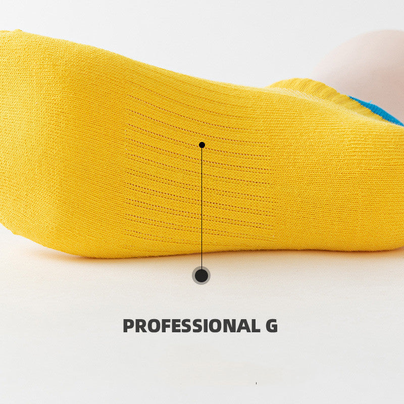 Women's Performance Running Socks bottom color yellow