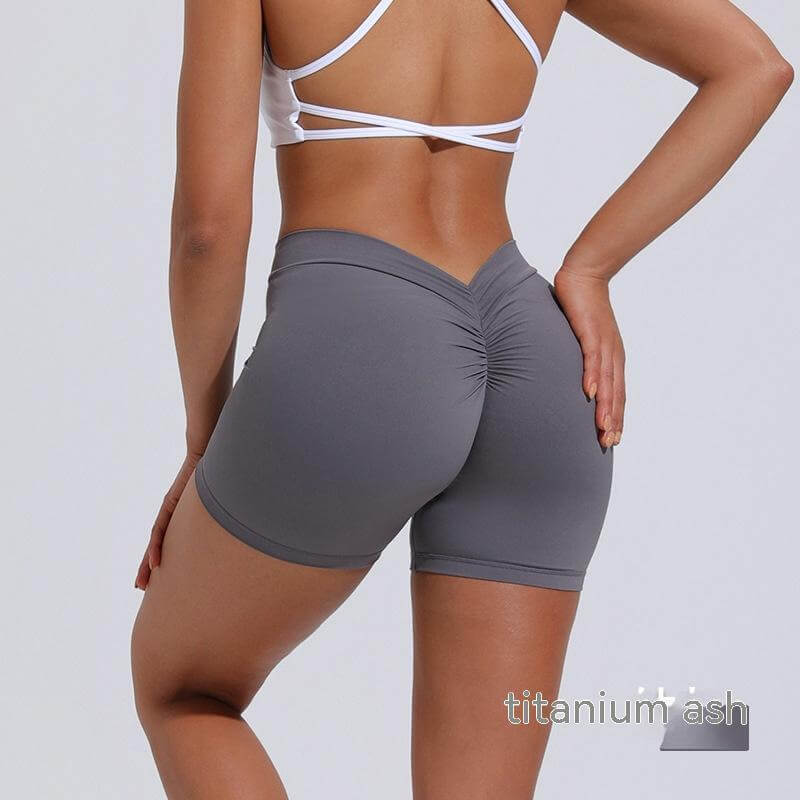Women's Nylon Tight Training Shorts Running and Fitness