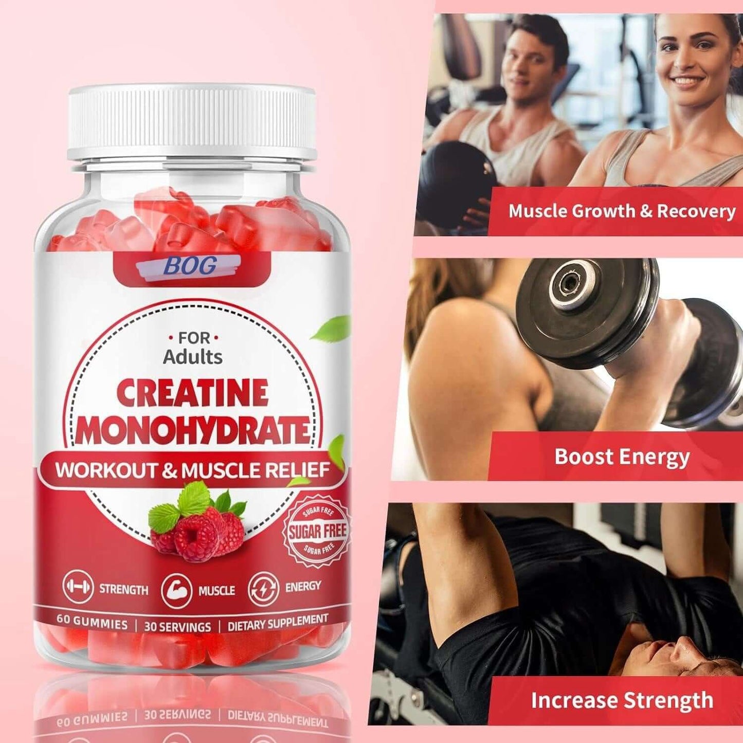 Creatine Monohydrate Gummies for Workout Energy