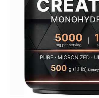 Creatine Monohydrate Powder Exercise Performance Supplement