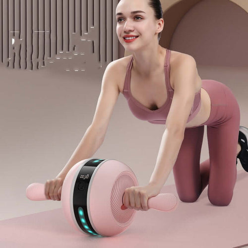 Smart Abdominal Wheel LED Counter Core Workout Ab Roller Pro