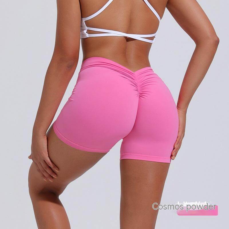 Women's Nylon Tight Training Shorts Running and Fitness