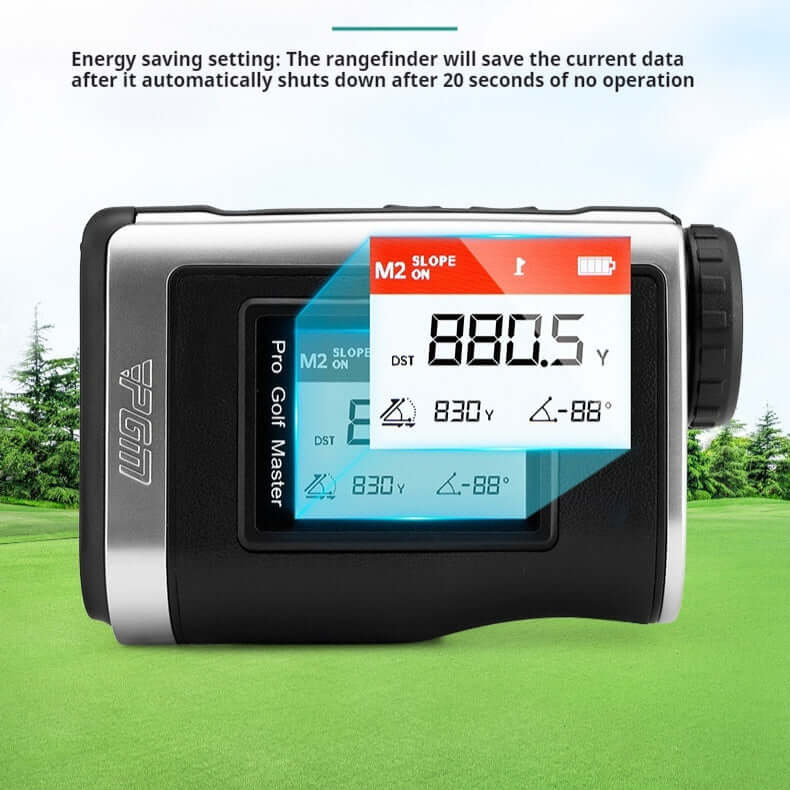 Golf Distance Meter HD Display Screen Laser Rangefinder Pro