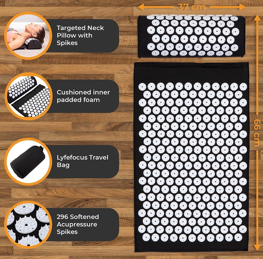 Premium Acupressure Mat & Pillow Set — Blaze Athletic