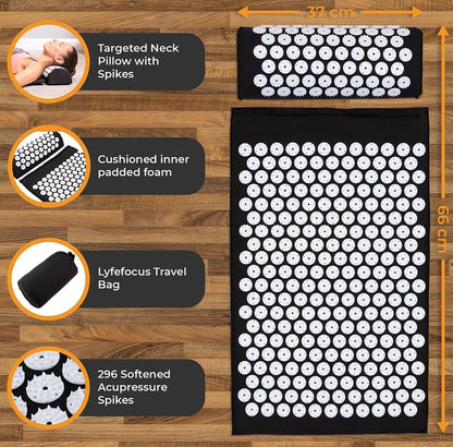 Premium Acupressure Mat & Pillow Set — Blaze Athletic
