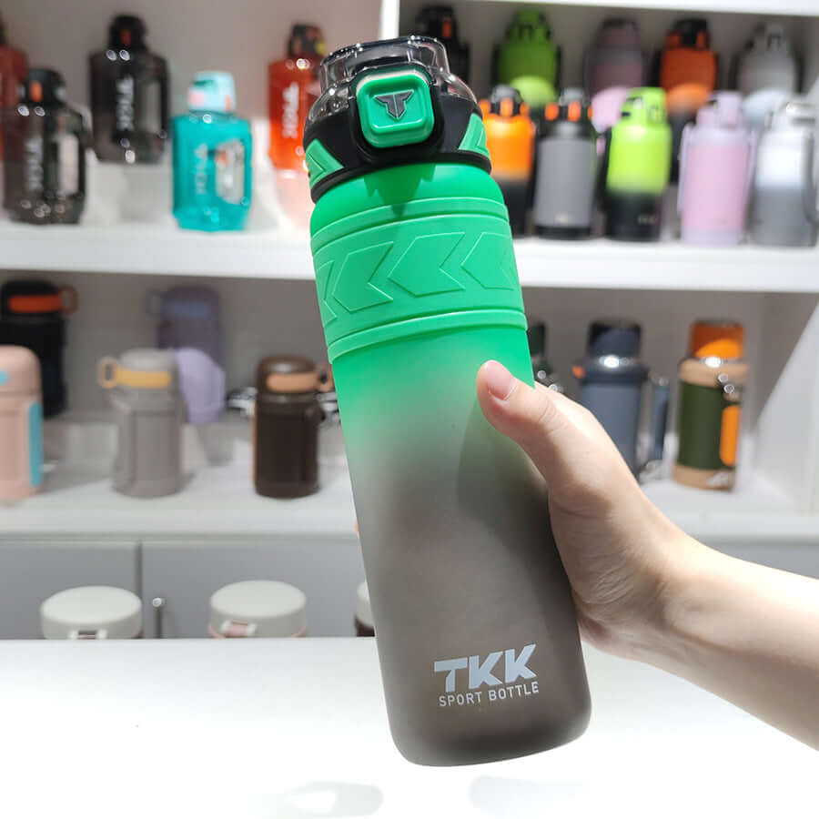 Large Sports Water Bottle Heat Resistant 600ml 1000ml