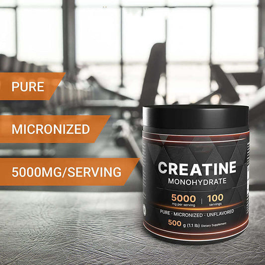 Creatine Monohydrate Powder Exercise Performance Supplement