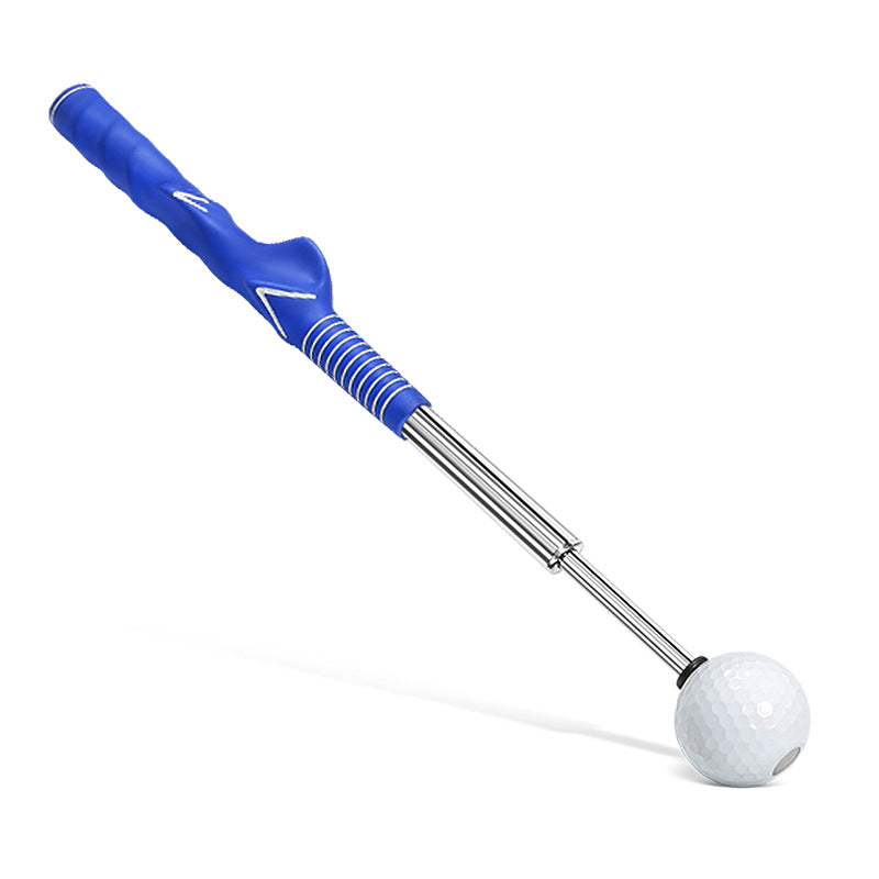 telescopic golf swing simulator for perfecting your golf swing anywhere with ease and portability.
