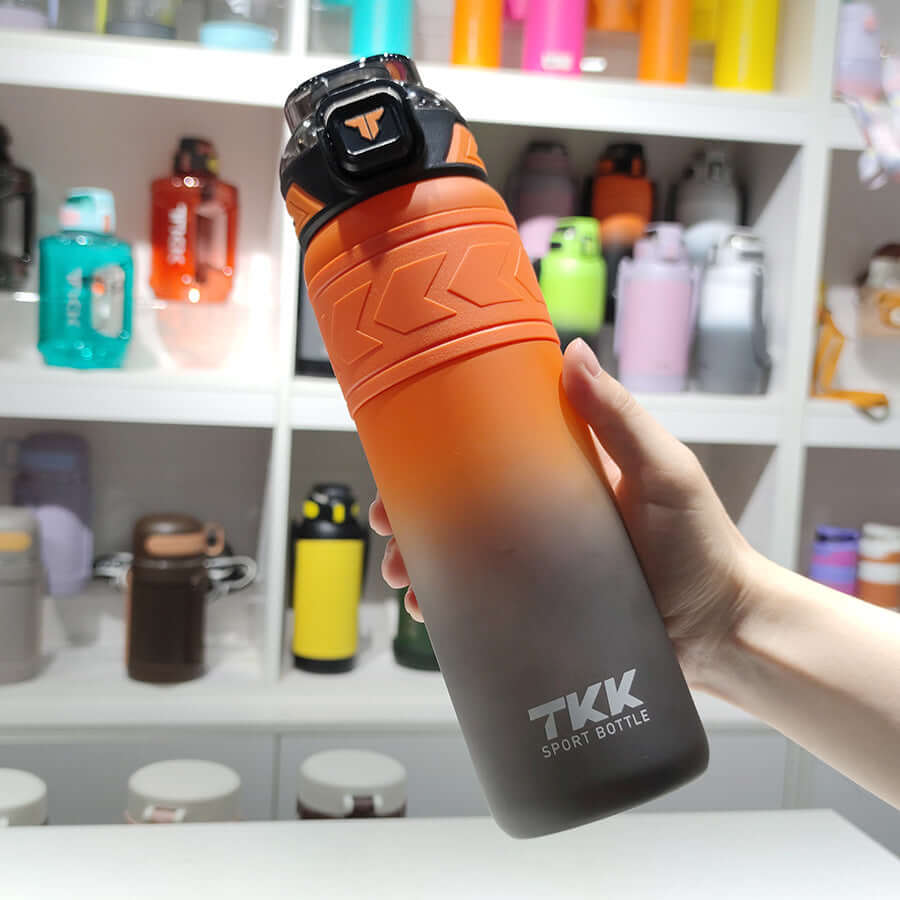 Large Sports Water Bottle Heat Resistant 600ml 1000ml